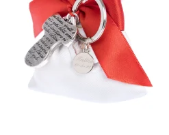 Portachiavi con preghiera padre nostro e sacchetto portaconfetti Selezione zanolli