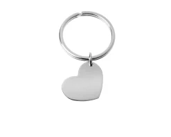 Portachiavi cuore argento Selezione zanolli