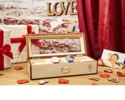Portaorologi in legno bianco Pozzi milano