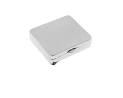 Portapillole quadro argento liscio Selezione zanolli