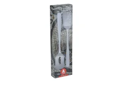 Posate insalata knifeforkspoon acciaio 2 pezzi Alessi