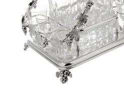 Rosolio argento con decoro uva Selezione zanolli