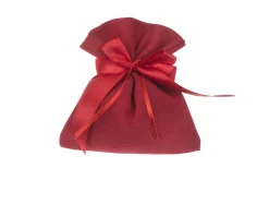Sacchetto portaconfetti rosso con fiocco rosso Selezione zanolli