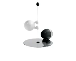 Sale e pepe lilliput acciaio bianco e nero Alessi