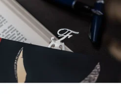 Segnalibro argento lettera f Selezione zanolli