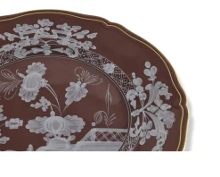 Segnaposto oriente italiano castagna porcellana Richard ginori