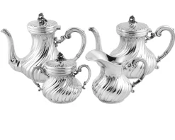 Servizio da caffè argenti d'arte argento per 12 persone Selezione zanolli