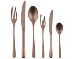 Servizio posate taste vintage acciaio pvd copper 36 pezzi monoblocco Sambonet