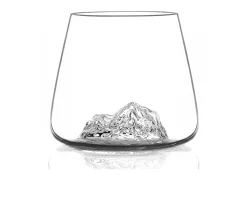 Set bicchieri whisky topographic monte bianco/everest 2 pezzi Alaskan maker