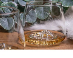 Set bicchieri whisky topographic monte bianco/everest 2 pezzi Alaskan maker