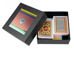 Set carte da gioco con block notes e matita Vesta