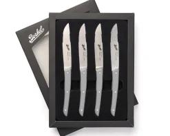 Set coltelli bistecca color acciaio grigio 4 pezzi Berkel