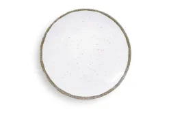 Set di piatti dessert terrae bianco 4 pezzi Emporio zani