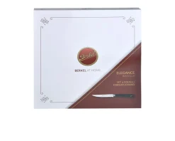 Set 6 pezzi coltelli bistecca elegance acciaio con manico nero Berkel