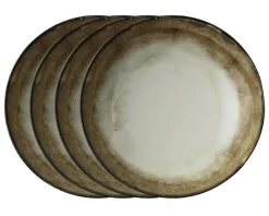 Set piatti pizza shade earth porcellana 4 pezzi Arthur krupp