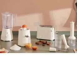 Set pinze plissè bianco (2 pezzi) Alessi