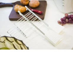Set pinze plissè bianco (2 pezzi) Alessi