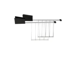 Set pinze plissè nero (2 pezzi) Alessi