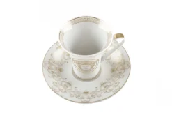 Set tazze espresso medusa gala porcellana con piattini 6 pezzi Versace