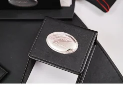 Set ufficio argento bilaminato 5 pezzi nero Selezione zanolli