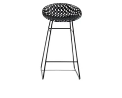 Sgabello smatrik nero Kartell