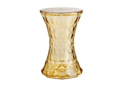 Sgabello stone dorato Kartell