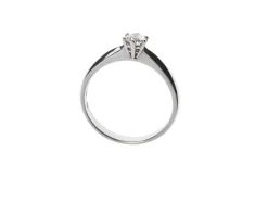 Solitario oro 750‰ con diamante Selezione zanolli