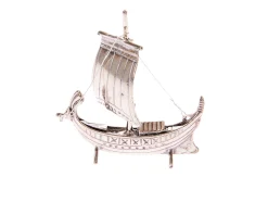Soprammobile barca a vela argento Selezione zanolli