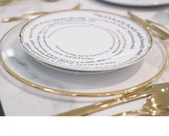 Sottopiatto basic filo oro Onlylux