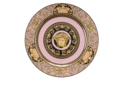 Sottopiatto medusa rose porcellana Versace