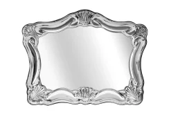 Specchiera argento con fascia lavorata Selezione zanolli