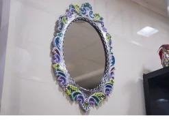 Specchio mirror oval versailles dipinto a mano Tom's drag