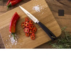 Spelucchino elegance acciaio con manico nero Berkel