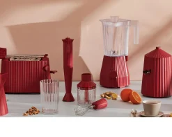 Spremiagrumi plissè rosso Alessi