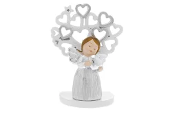 Statuina angioletto con cuore Selezione zanolli