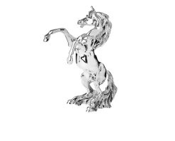 Statuina cavallo rampante Selezione zanolli