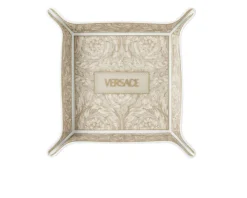 Svuotatasche barocco beige porcellana Versace
