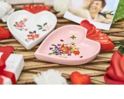Svuotatasche la tavola scomposta porcellana con decoro floreale Bitossi home