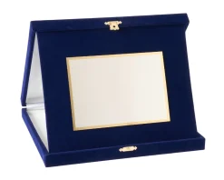 Targa silver plated con astuccio in velluto Selezione zanolli