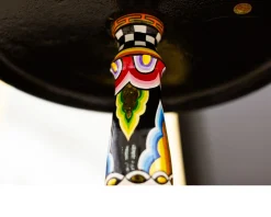 Tavolino side table dipinto a mano Tom's drag