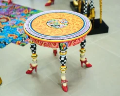 Tavolino side table versailles dipinto a mano Tom's drag
