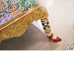 Tavolino sofa table versailles dipinto a mano Tom's drag