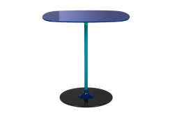 Tavolino thierry acciaio blu Kartell