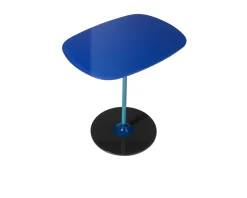 Tavolino thierry acciaio blu Kartell
