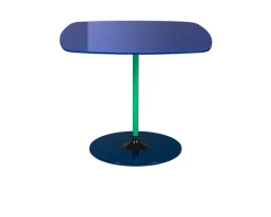 Tavolino thierry acciaio blu Kartell