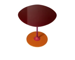 Tavolino thierry acciaio bordeaux Kartell