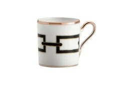 Tazza caffè catene nero porcellana Richard ginori