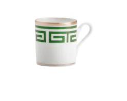 Tazza caffè labirinto smeraldo porcellana Richard ginori