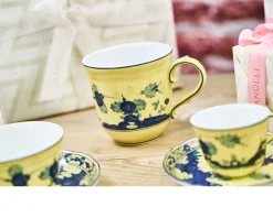 Tazza caffè oriente italiano citrino porcellana Richard ginori