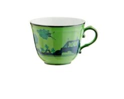 Tazza caffè oriente italiano malachite porcellana Richard ginori